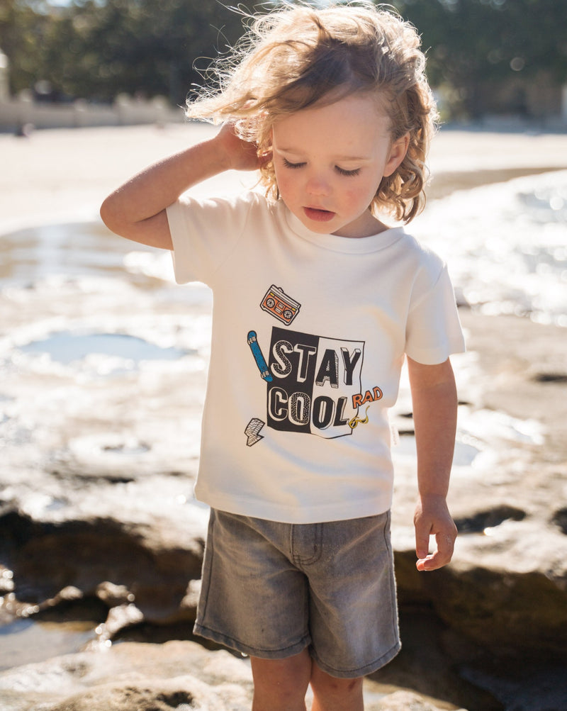 Organic Cotton Stay Cool T-Shirt-Natural White
