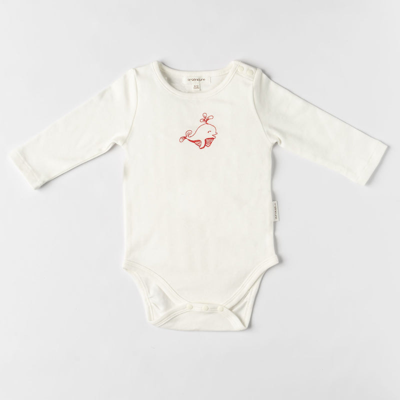 Bodysuits Value Two Pack -  Wild Little Soul with Long Sleeve Little Dolphin