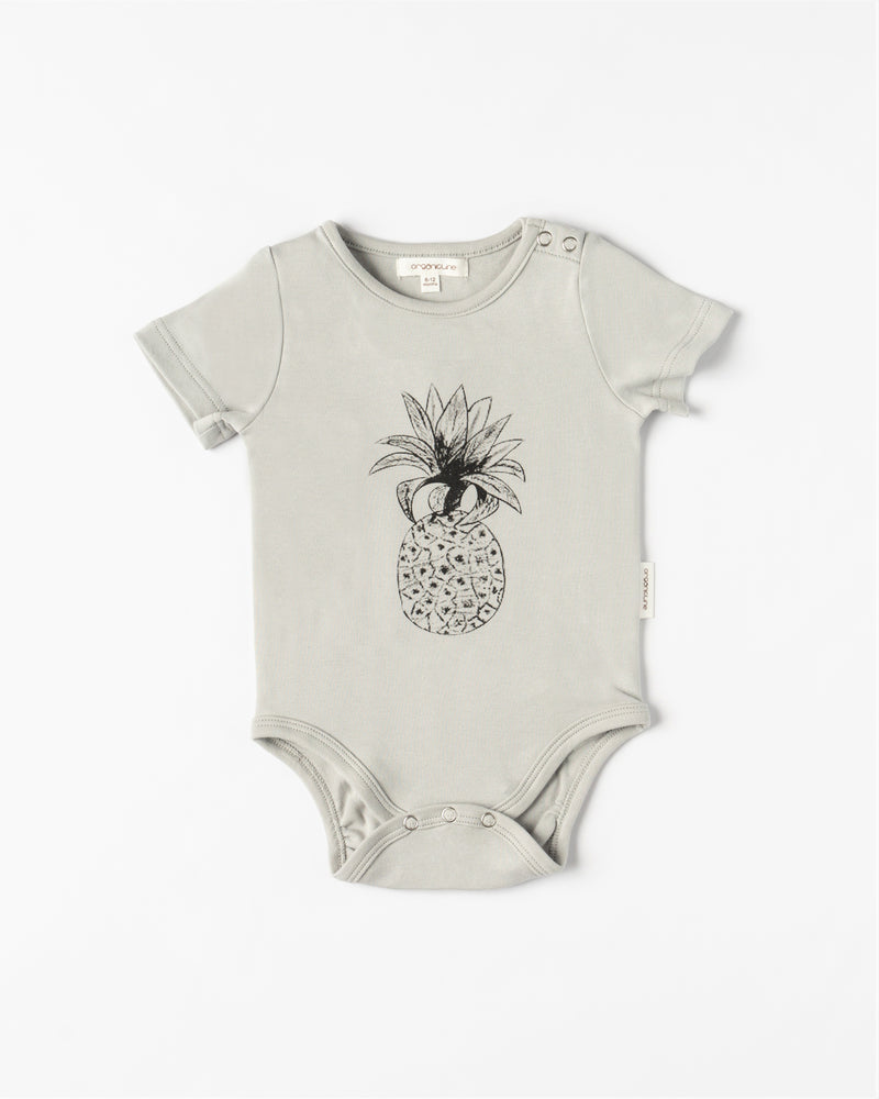 Bodysuits Value Two Pack - Pineapple with Long Sleeve Little Dolphin